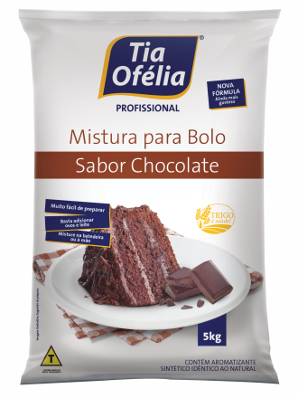 MISTURA PARA BOLO DE CHOCOLATE 5KG PLÁSTICO